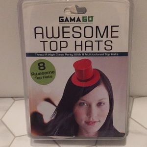 8 Mini Party Hats Photo Booth Props Folded Paper